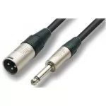 כבל XLR M - PL M אורך 0.5 מ. ROXTONE